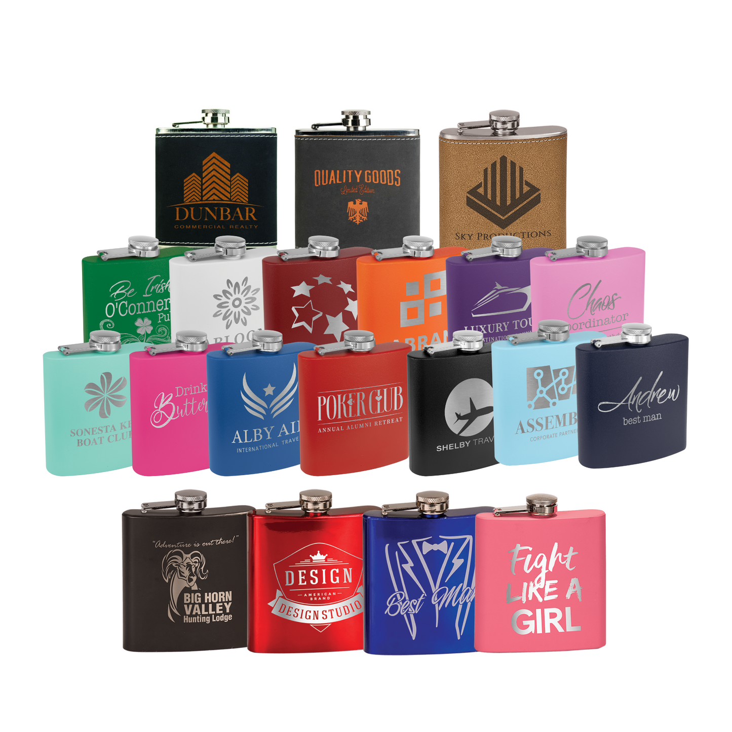 6 oz. Flasks