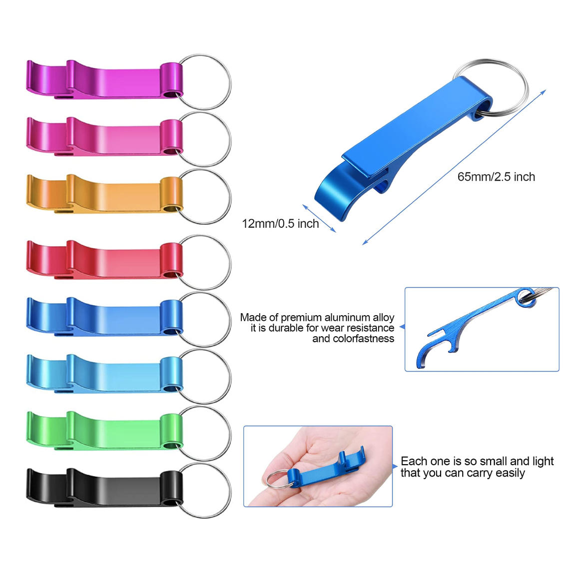 Custom Bottle Opener Keychains