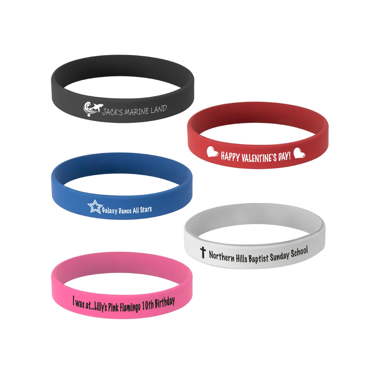 Laserable Silicone Bracelets